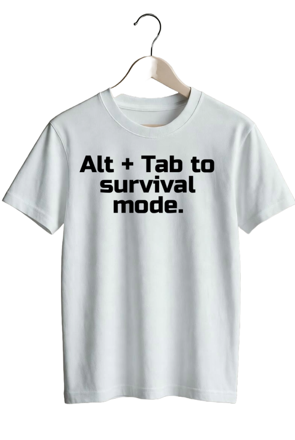 Alt + Tab to survival mode.
